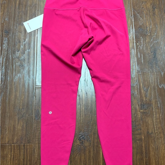 Lululemon Women’s Wunder Train High Rise 28” Size 14 Pink  NWT Leggings #4016 - Picture 7 of 8